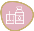 Boisson et bouteille de lait